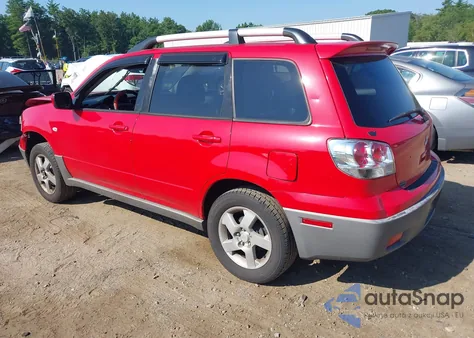 2003 Mitsubishi Outlander Xls from USA, damaged, VIN JA4LZ41G93U085594
